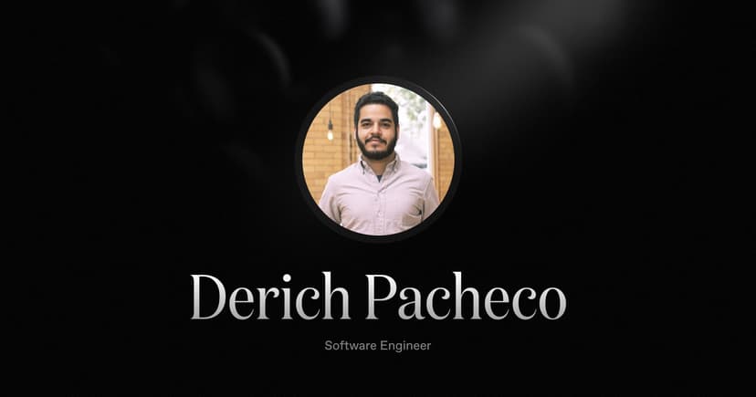Welcoming Derich Pacheco, our new Software Engineer